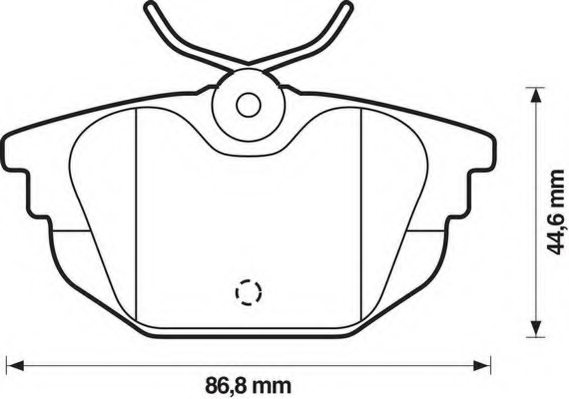 STOP 571979S Brake Pad Set, disc brake